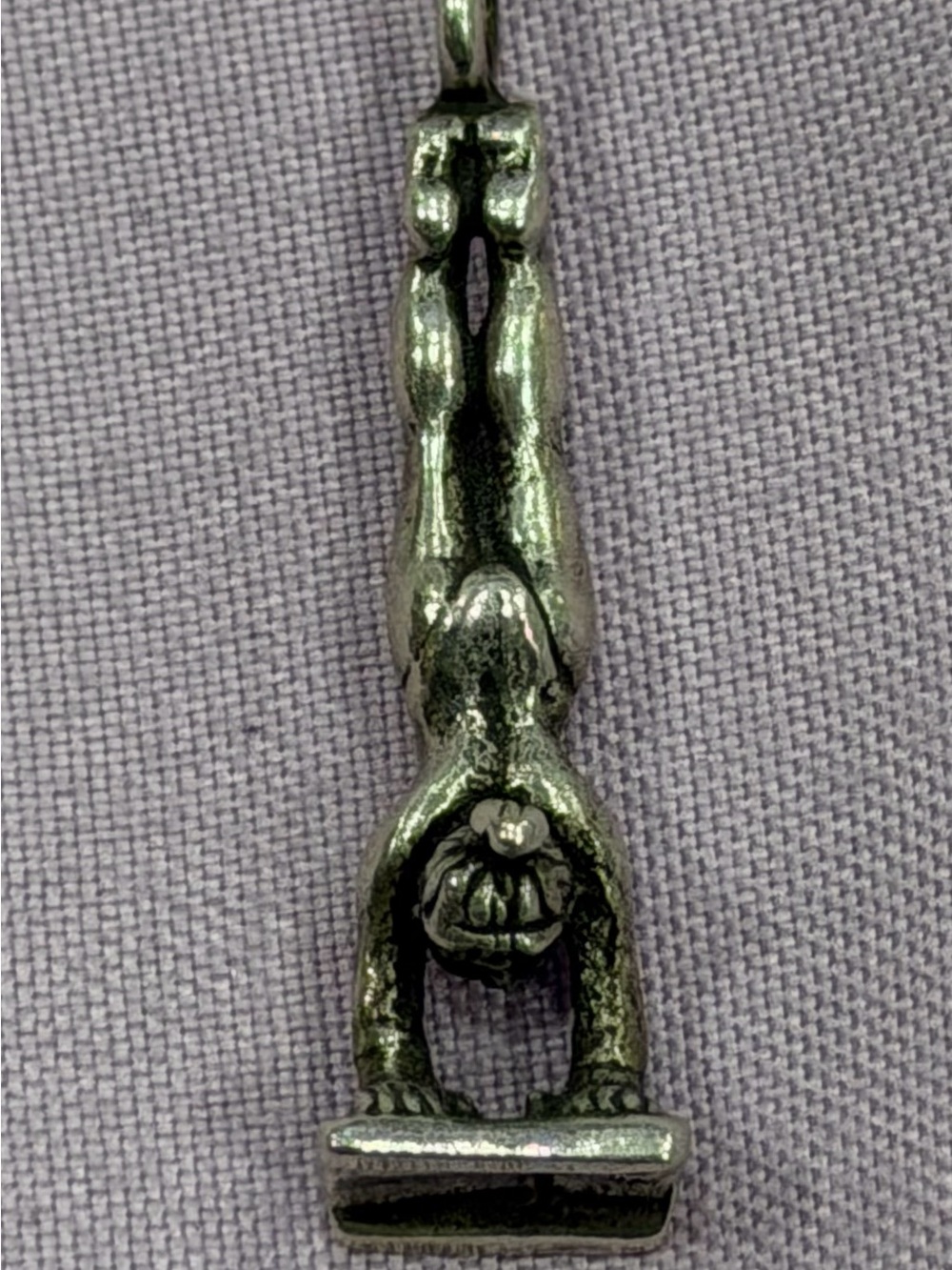 Vintage Sterling Silver Gymnast Handstand Charm Pendant – © STER